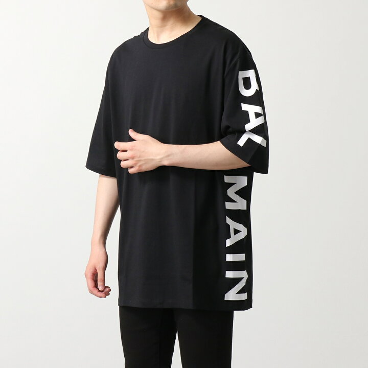 楽天市場】BALMAIN バルマン Tシャツ XH1EH015 BB15 メンズ クルー 