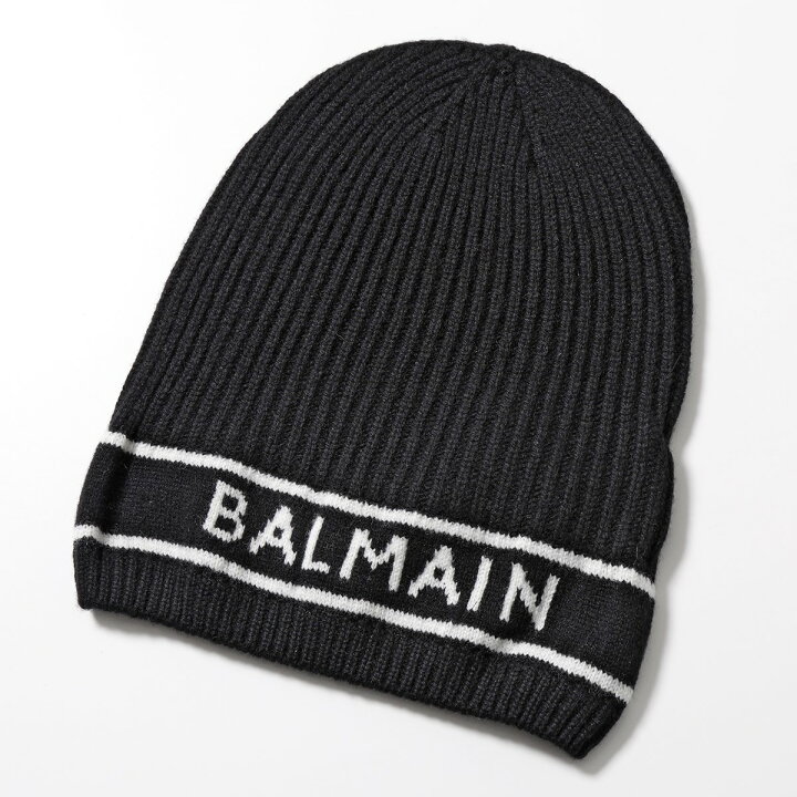 楽天市場】BALMAIN バルマン ニットキャップ XH1XC010 KB50 メンズ 