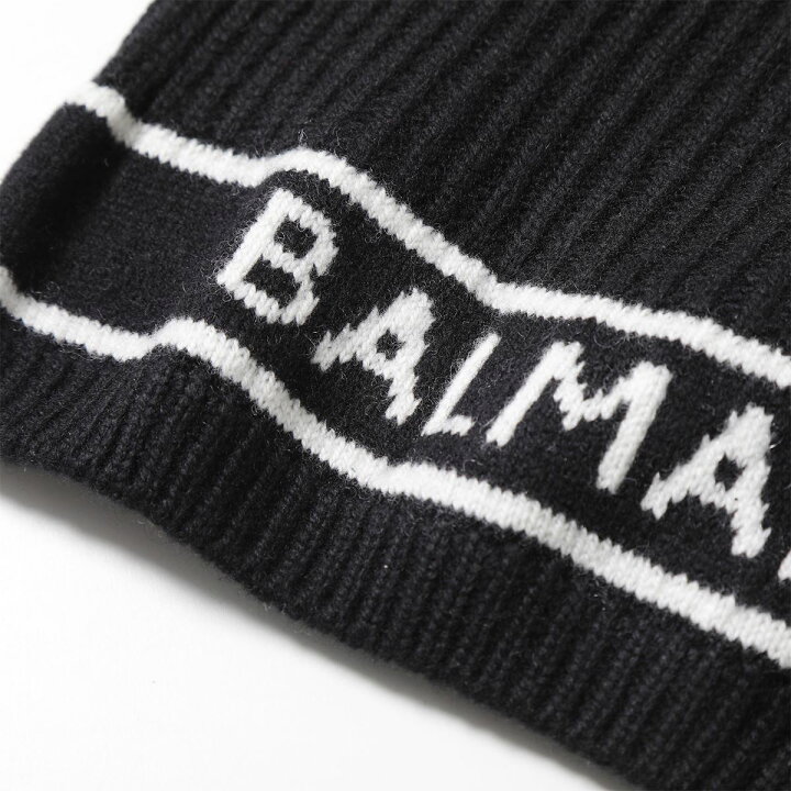 楽天市場】BALMAIN バルマン ニットキャップ XH1XC010 KB50 メンズ 