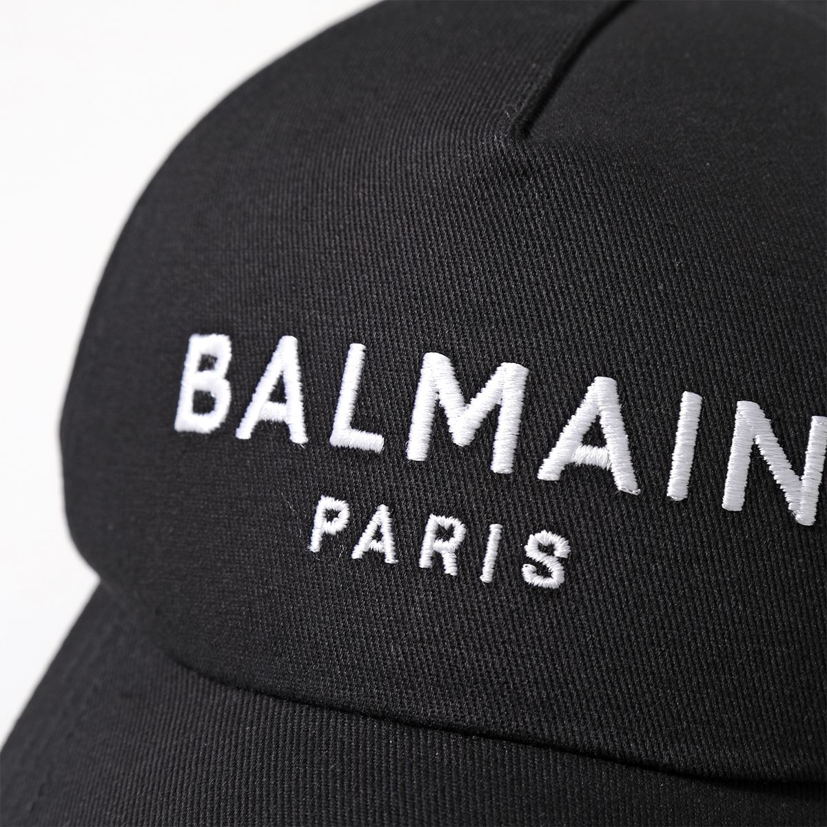 BALMAIN バルマン キャップ XH1XA000 BB31 メンズ ロゴ 刺繍 ベースボールキャップ 帽子 コットン 6panel  EAB/NOIR | インポートセレクト musee
