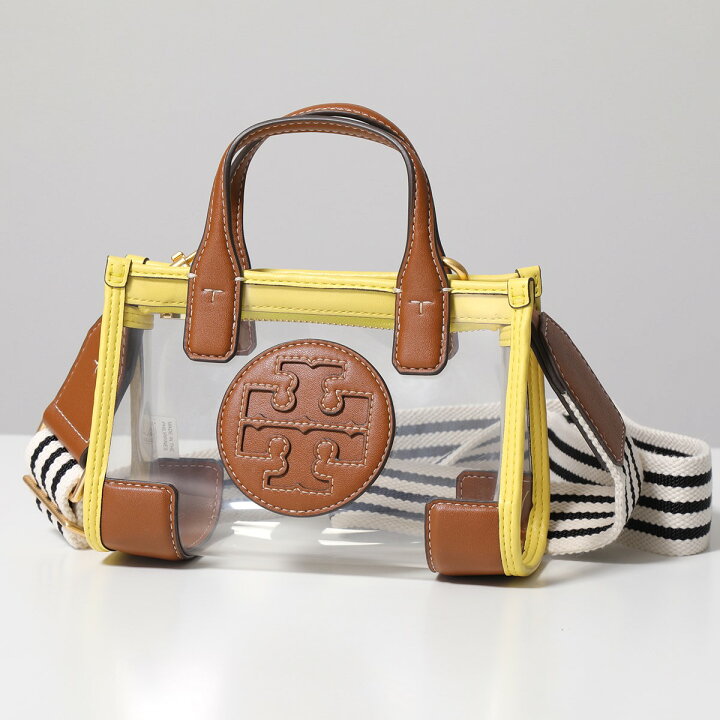 楽天市場】TORY BURCH トリーバーチ ショルダーバッグ ELLA CLEAR MICRO TOTE エラ 64355 レディース PVC  クリア ロゴ ストライプ ハンドバッグ ミニバッグ 鞄 706/LIMONE : インポートセレクト musee