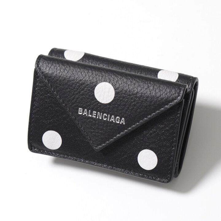 楽天市場】BALENCIAGA バレンシアガ 三つ折り財布 PAPIER MINI WALLET  