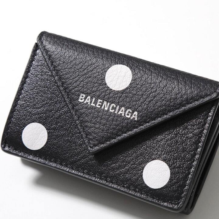 楽天市場】BALENCIAGA バレンシアガ 三つ折り財布 PAPIER MINI WALLET  
