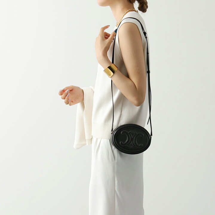 楽天市場】CELINE セリーヌ ショルダーバッグ OVAL PURSE オーバル  