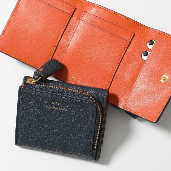 楽天市場】ANYA HINDMARCH アニヤハインドマーチ 三つ折り財布 Peeping  