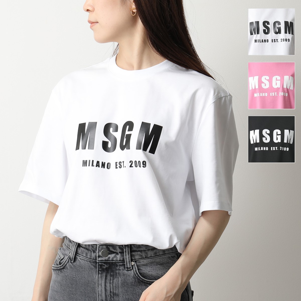 楽天市場】MSGM エムエスジーエム 2841 MDM92 カラー3色 半袖 Tシャツ