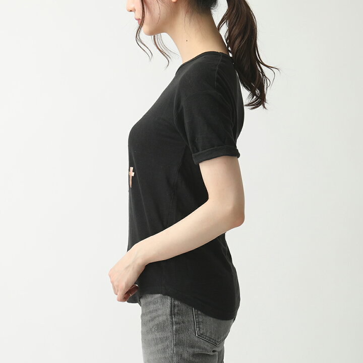 楽天市場】ISABEL MARANT イザベルマラン KOLDIE PTS0299 M008E 半袖 Tシャツ ロゴ カットソー 01BLACK レディース : インポートセレクト musee