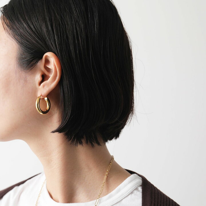 楽天市場】JIL SANDER ジルサンダー フープピアス CLASSIC EARRINGS 2  