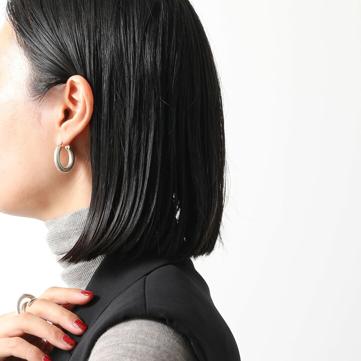 楽天市場】JIL SANDER ジルサンダー フープピアス CLASSIC EARRINGS 2 
