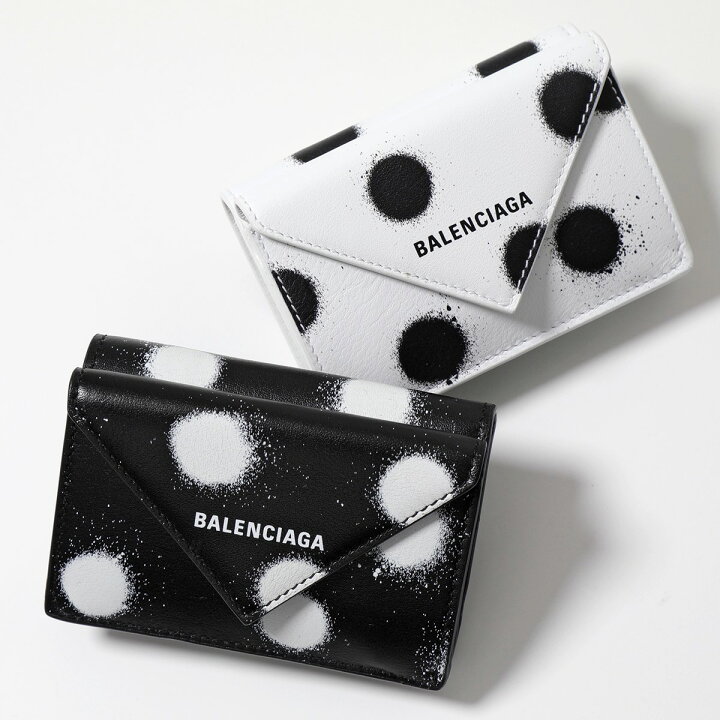 楽天市場】BALENCIAGA バレンシアガ 三つ折り財布 PAPIER ペーパー 