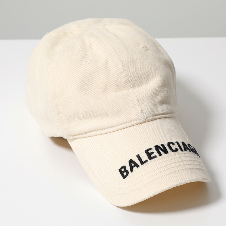楽天市場】BALENCIAGA バレンシアガ ベースボールキャップ LOGO VISOR 
