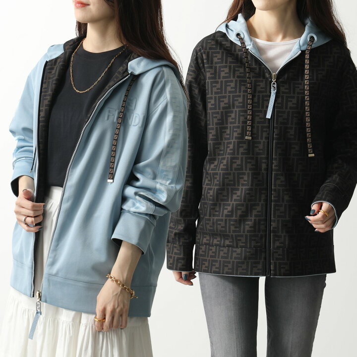 楽天市場】FENDI フェンディ パーカー FENDIRAMA JERSEY FAF142 AGOP  