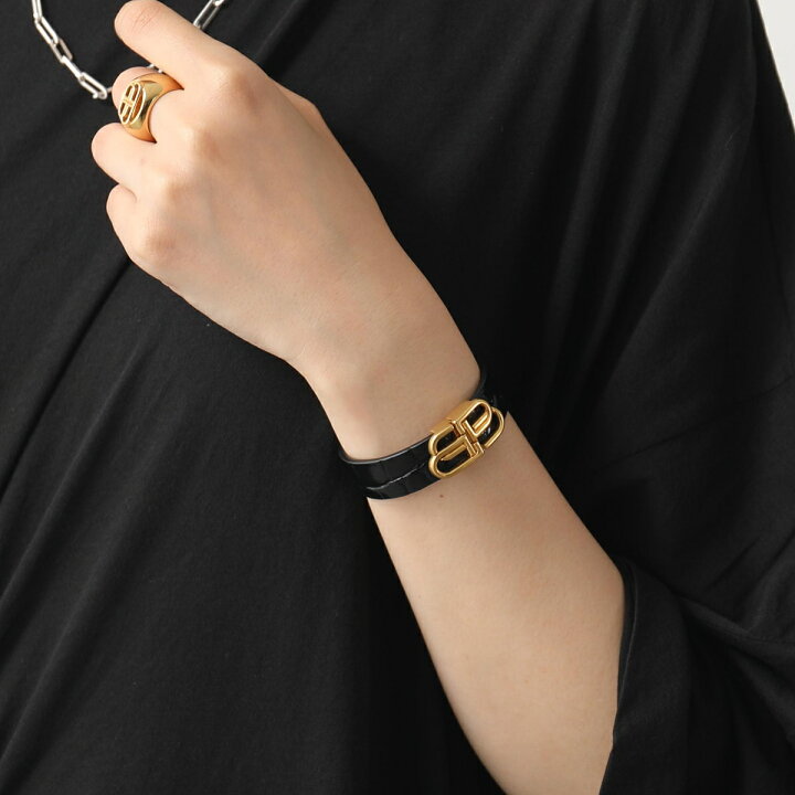 楽天市場】BALENCIAGA バレンシアガ ブレスレット BB THIN 656827  