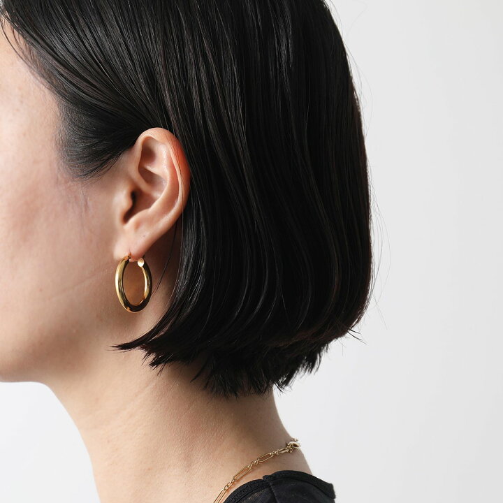 楽天市場】JIL SANDER ジルサンダー フープピアス CLASSIC EARRINGS 2  