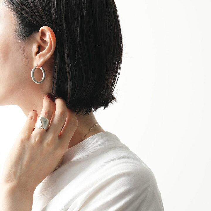 楽天市場】JIL SANDER ジルサンダー フープピアス CLASSIC EARRINGS 2 