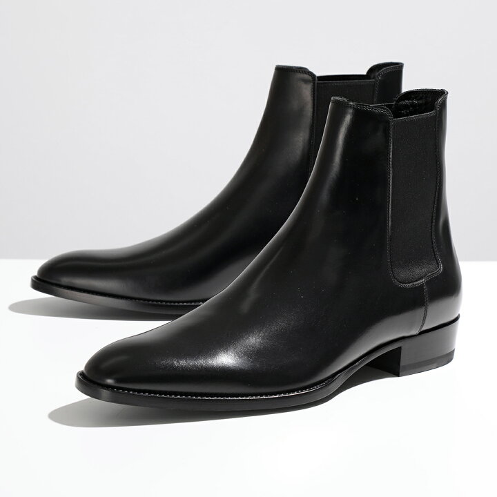 楽天市場】SAINT LAURENT サンローラン サイドゴアブーツ 443208 AQS00 