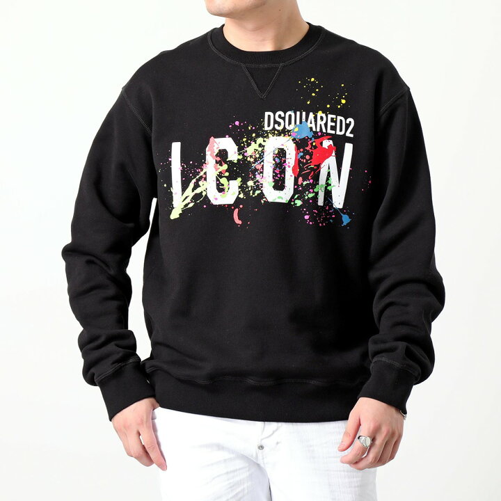 楽天市場】DSQUARED2 ディースクエアード トレーナー Icon Splatter 