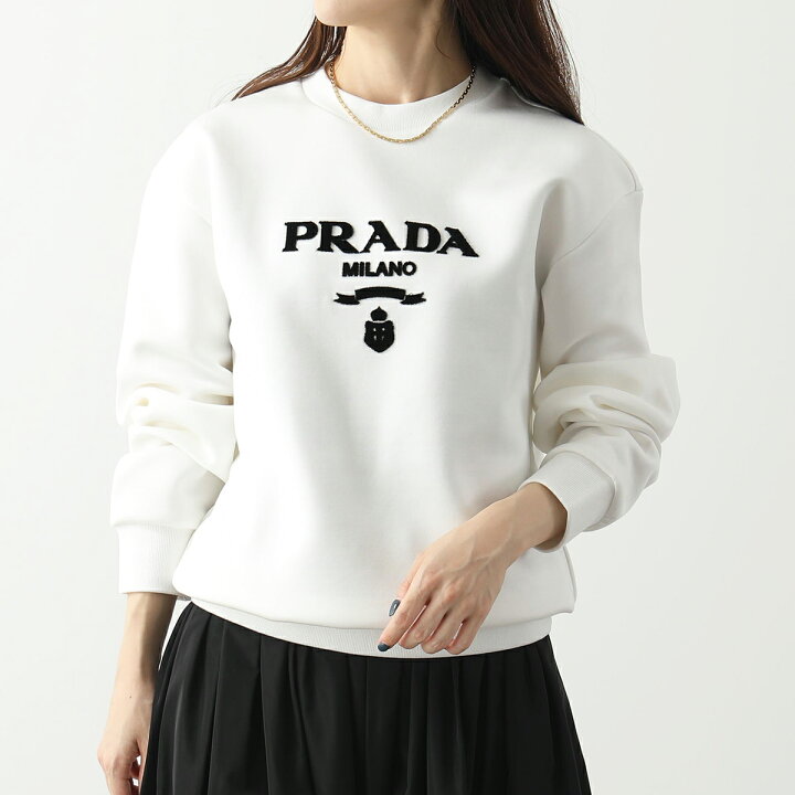 楽天市場】PRADA プラダ トレーナー UJL207 1Z54 レディース クルー 