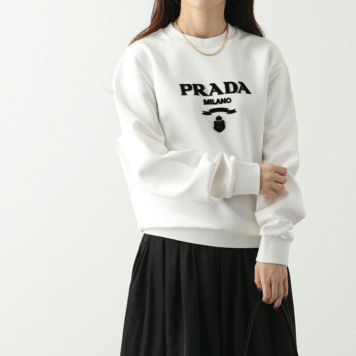 楽天市場】PRADA プラダ トレーナー UJL207 1Z54 レディース クルー 