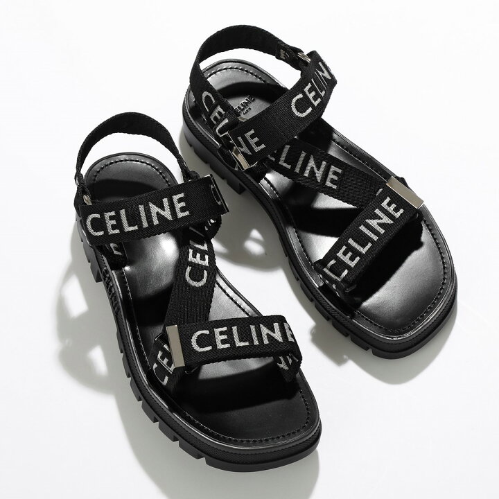 楽天市場】CELINE セリーヌ サンダル LEO STRAPPY レオ ストラッピー  