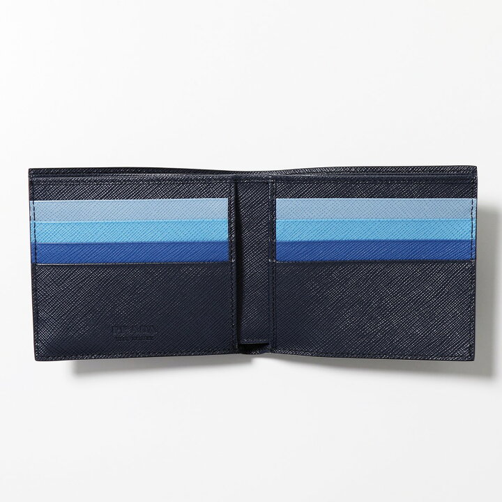 楽天市場】PRADA プラダ 二つ折り財布 2MO513 ZLP メンズ レザー 