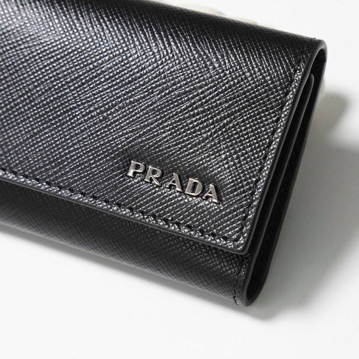 楽天市場 Prada プラダ キーケース 2pg222 C5s メンズ サフィアーノレザー ロゴ 6連 F0002 Nero インポートセレクト Musee