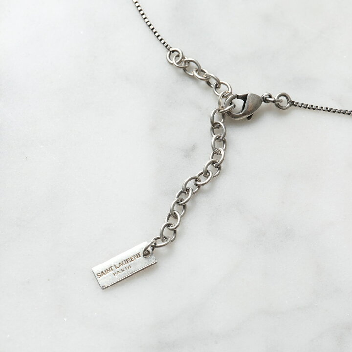 楽天市場 Saint Laurent サンローラン ネックレス 6956 Y15v1 メンズ ペンダント アクセサリー クロス 十字架 9192 インポートセレクト Musee