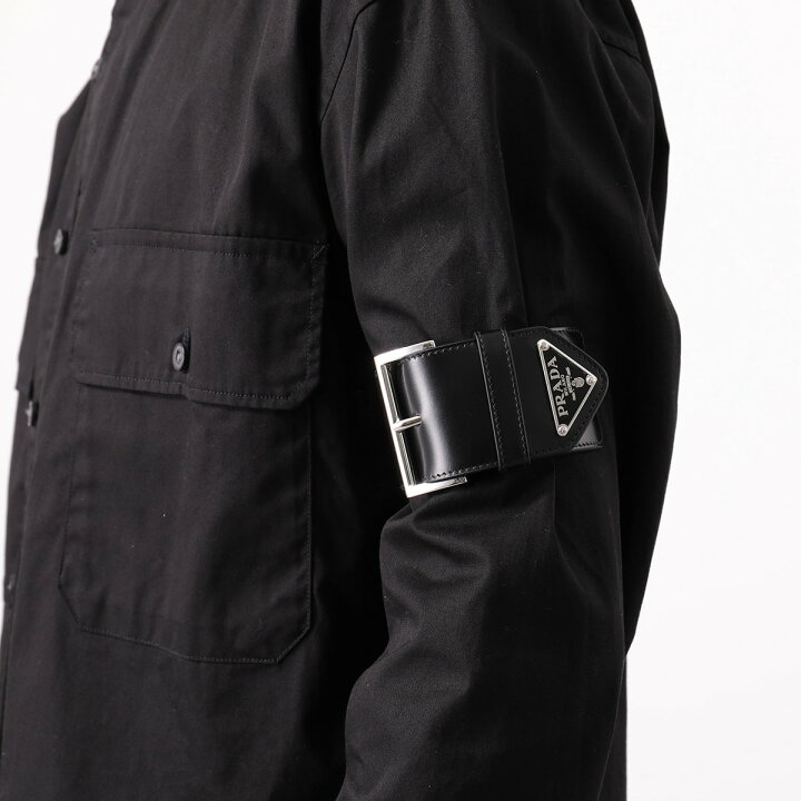 楽天市場】PRADA プラダ ブレスレット 1IB404 R2Z メンズ レザー 上腕 