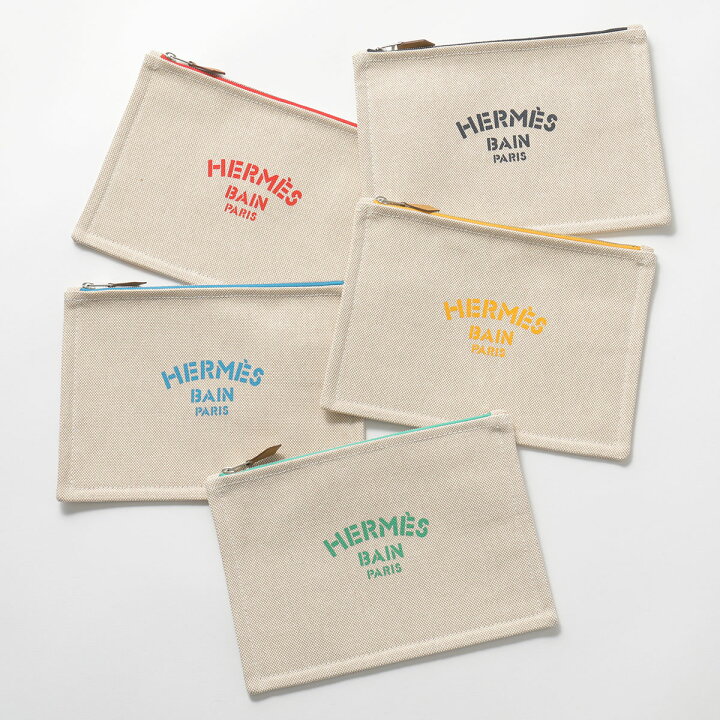 楽天市場】HERMES エルメス フラットポーチ YACHTING PM 103133M  
