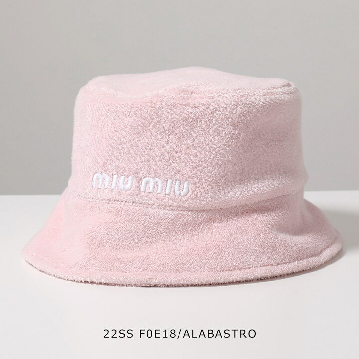 楽天市場】MIUMIU ミュウミュウ バケットハット 5HC196 2DPO