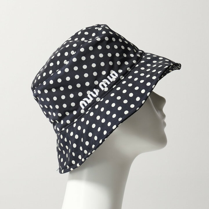 楽天市場】MIUMIU ミュウミュウ バケットハット 5HC196 2DPC  