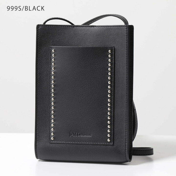 J.M.Davidson ブラック CARTE POSTAL - ショルダーバッグ