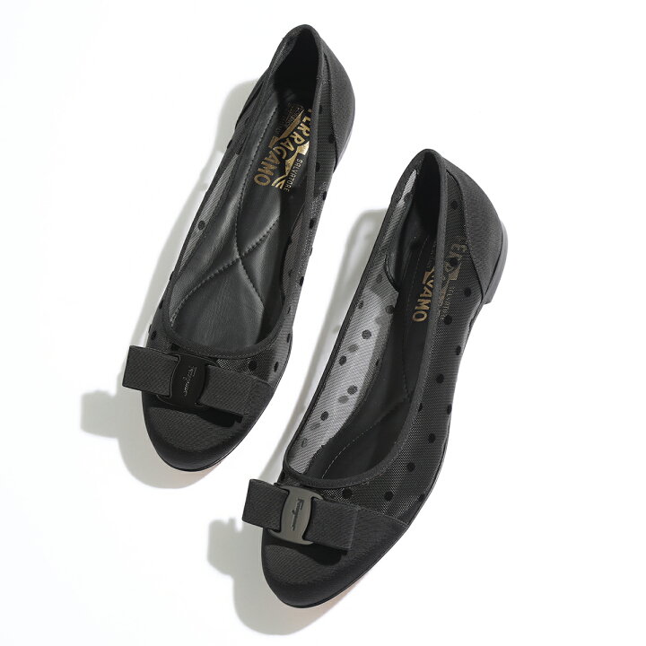 楽天市場】SALVATORE FERRAGAMO フェラガモ フラットパンプス 