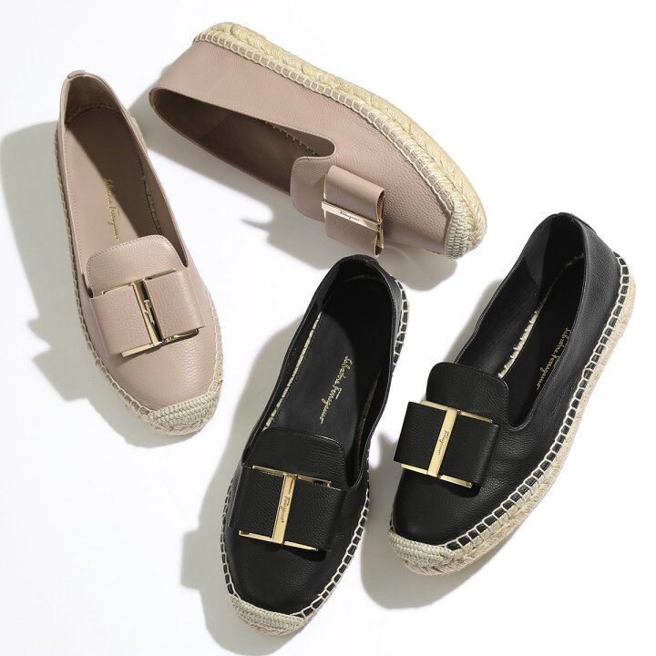 楽天市場】SALVATORE FERRAGAMO フェラガモ エスパドリーユ - フラット 
