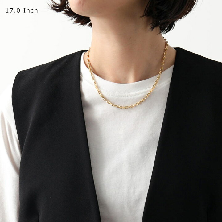 TOMWOOD トムウッド Curb Chain M Gold-20.5 ゴールド カーブチェーン  