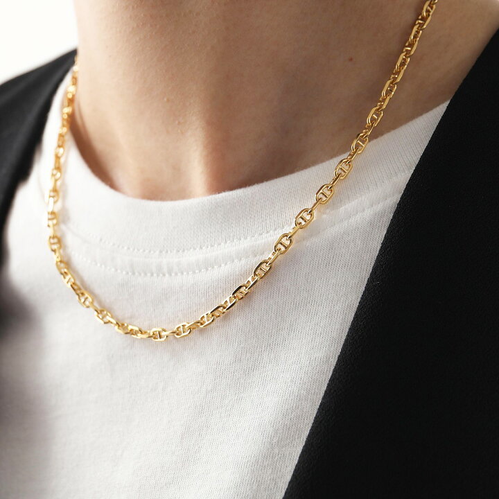 楽天市場】TOMWOOD トムウッド ネックレス Cable Chain Gold 17inch 