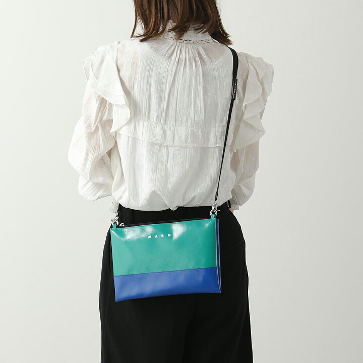 楽天市場】MARNI マルニ ショルダーバッグ TRIBECA SBMQ0044A0 P3572 