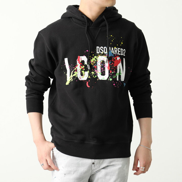 楽天市場】DSQUARED2 ディースクエアード パーカー Icon Splatter  
