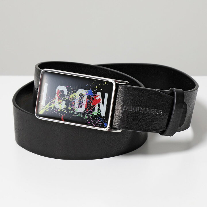 楽天市場】DSQUARED2 ディースクエアード ベルト ICON SPLASH PLAQUE  