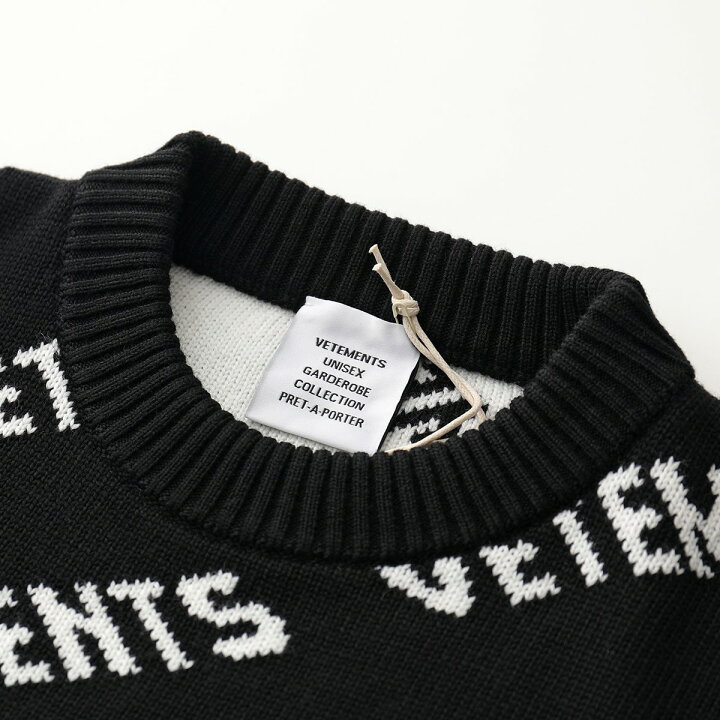 楽天市場】VETEMENTS ヴェトモン セーター MONOGRAM UA53KN300B 