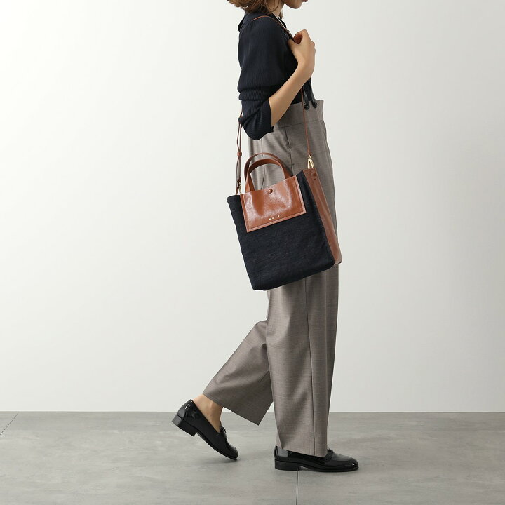 楽天市場】MARNI マルニ トートバッグ MUSEO SOFT ミュゼオ ソフト 