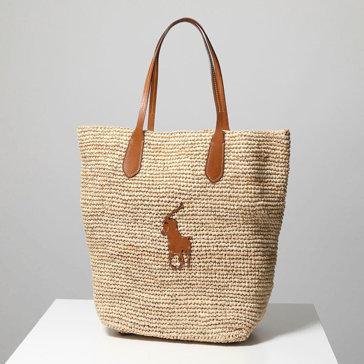 楽天市場】Polo Ralph Lauren ポロ ラルフローレン かごバッグ NS TOTE  