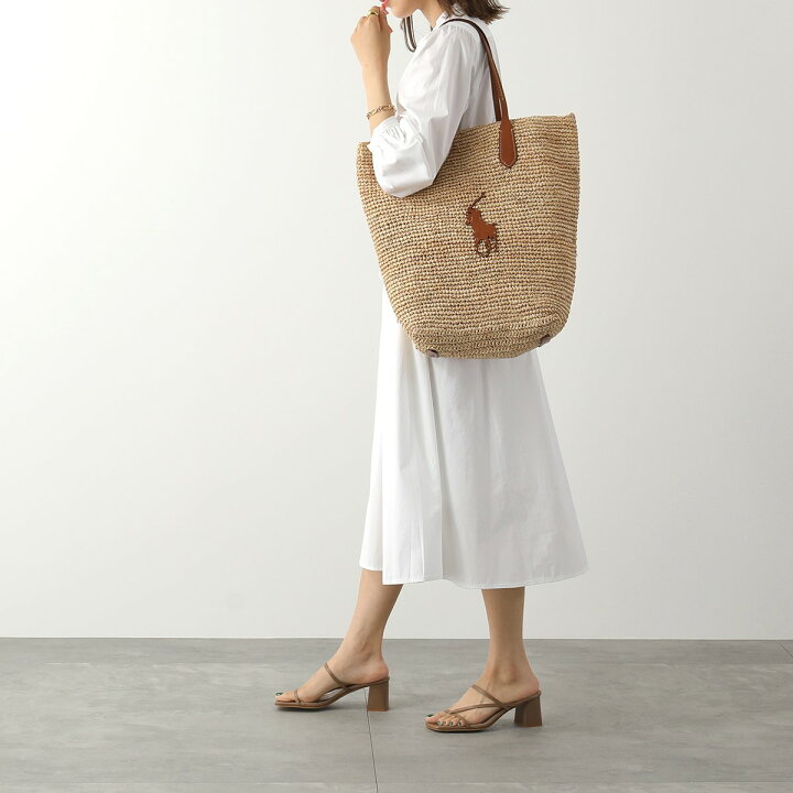 楽天市場】Polo Ralph Lauren ポロ ラルフローレン かごバッグ NS TOTE 