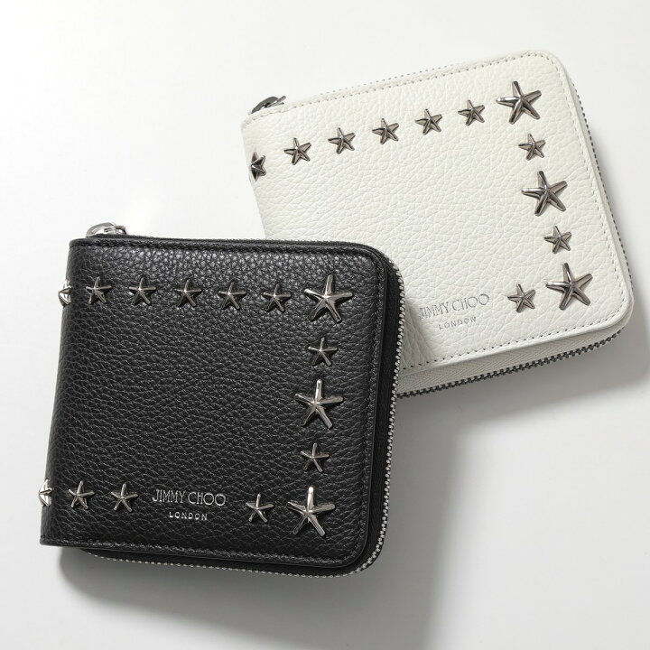 楽天市場】Jimmy Choo ジミーチュウ ラウンドファスナー 二つ折り財布  