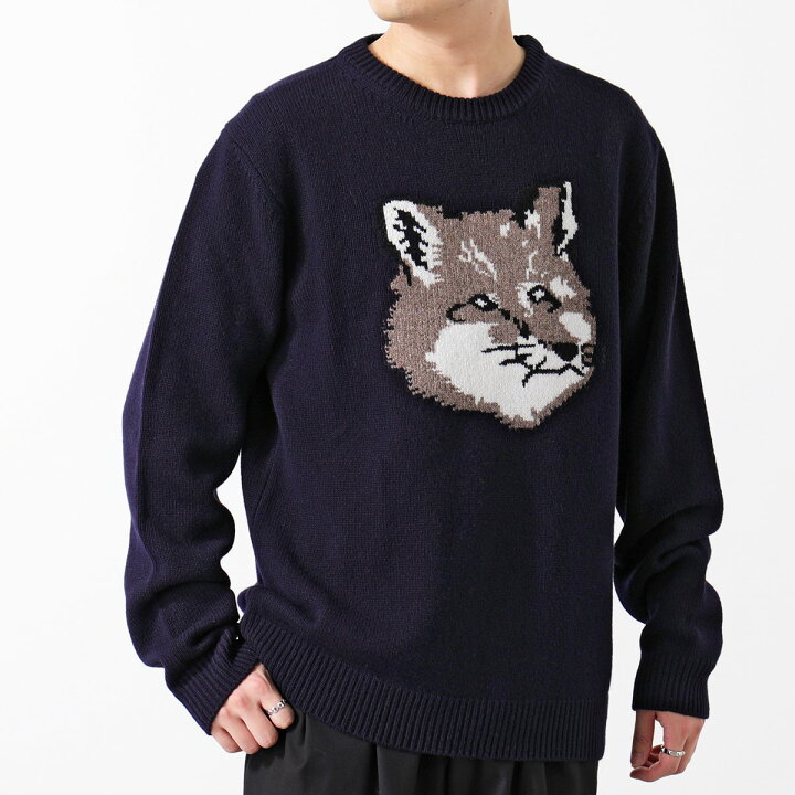 楽天市場】MAISON KITSUNE メゾンキツネ セーター BIG FOX HEAD  
