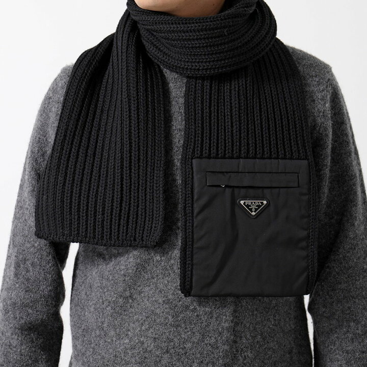 楽天市場】PRADA プラダ マフラー UMS354 1WTO メンズ Re Nylon  