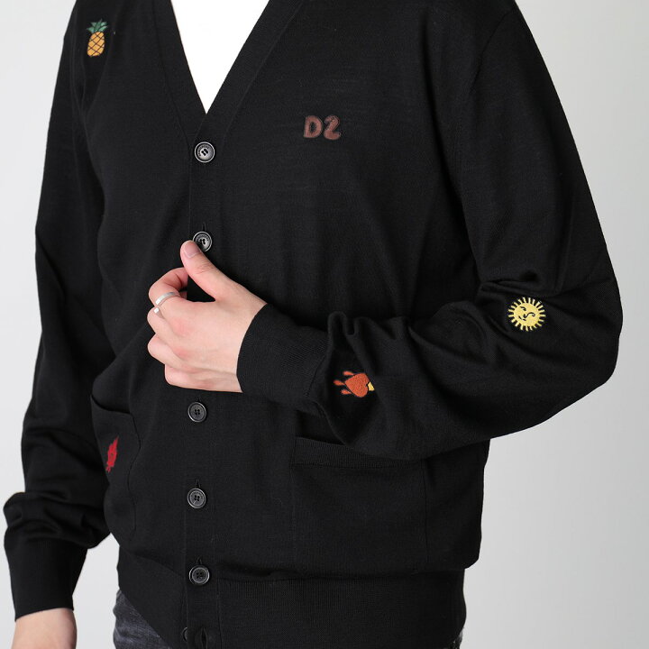 楽天市場】DSQUARED2 ディースクエアード カーディガン MONSTER 