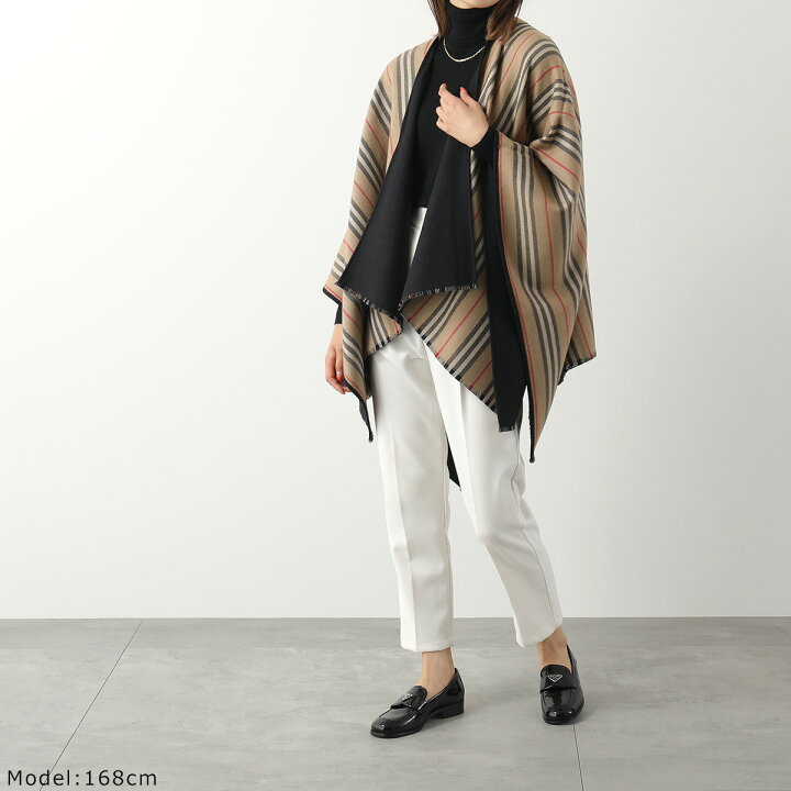 楽天市場】BURBERRY バーバリー ポンチョ ST ICON STRIPE SOLID CP  
