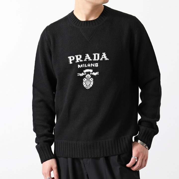 楽天市場】PRADA プラダ セーター UMB223 1YMW メンズ ニット ウールx 