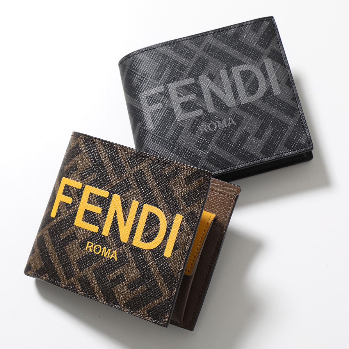 楽天市場】FENDI フェンディ 二つ折り財布 7M0339 AJJ8 メンズ